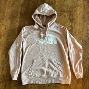 The North Face Women's Pink Hoodie size L